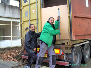 container inladen