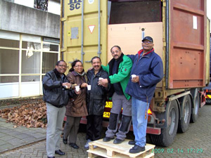 container inladen