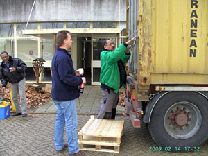container inladen