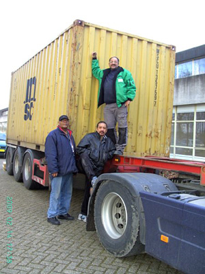 container inladen